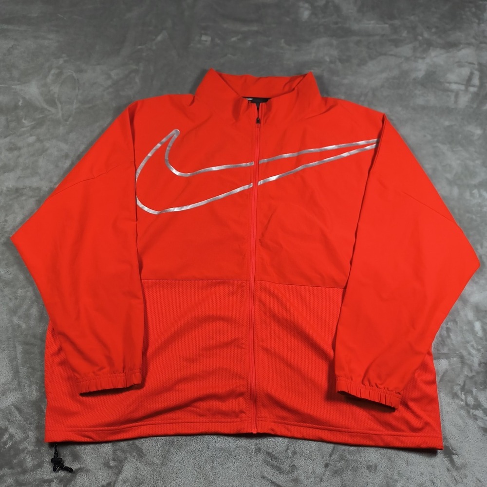 Nike Pro Jacket Women XXL Full Zip NP CLN FZ Woven GRX DA0497 Big Swoosh Running
